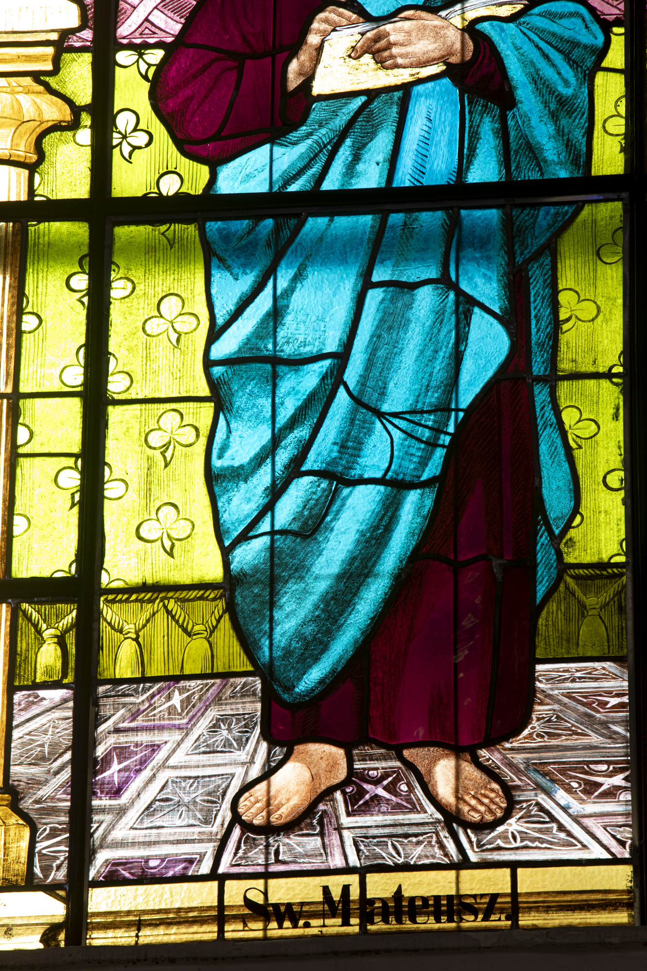 Witraż św. Mateusz