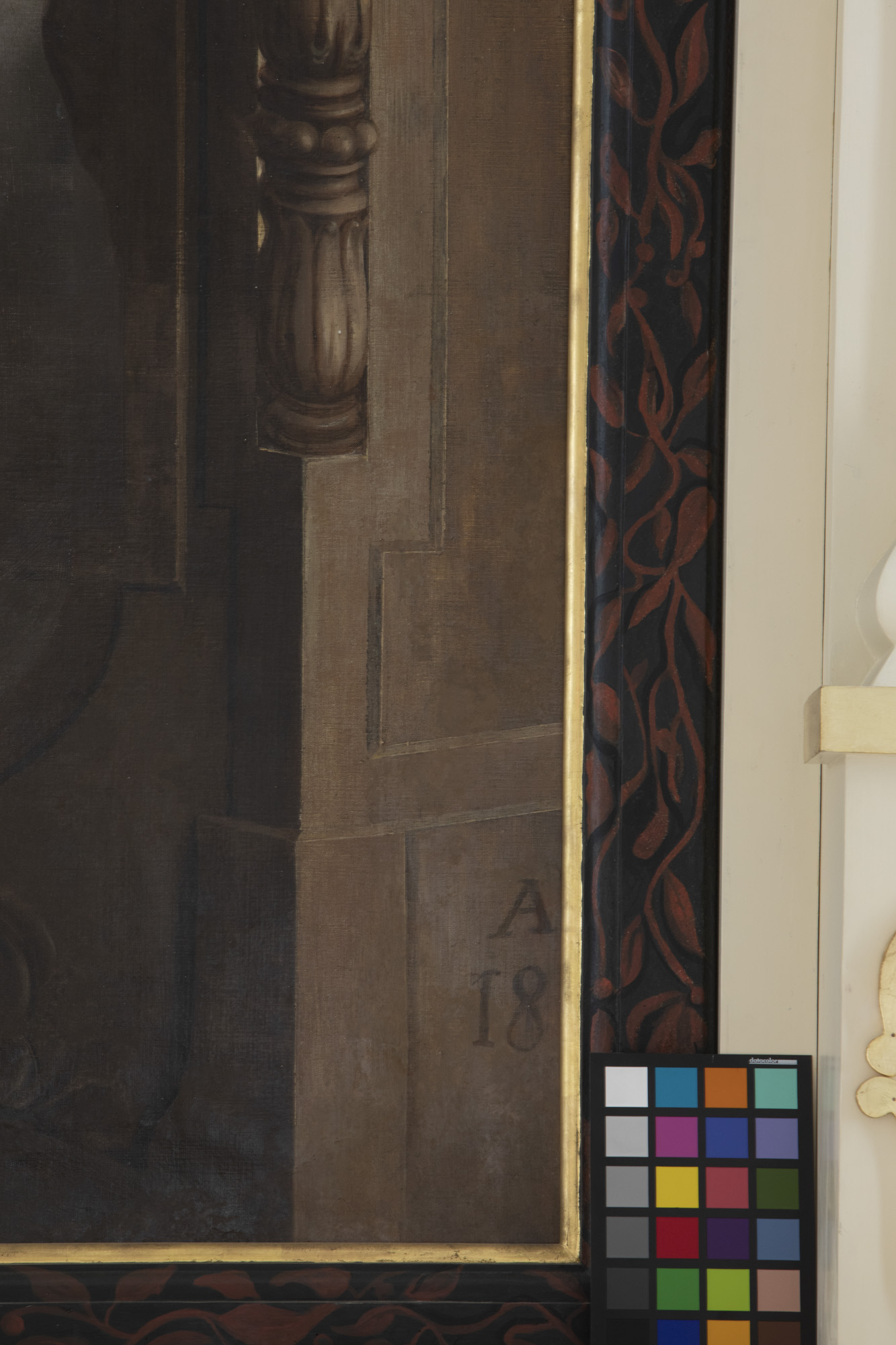 Obraz św. Antoniego Padewskiego w ołtarzu głównym