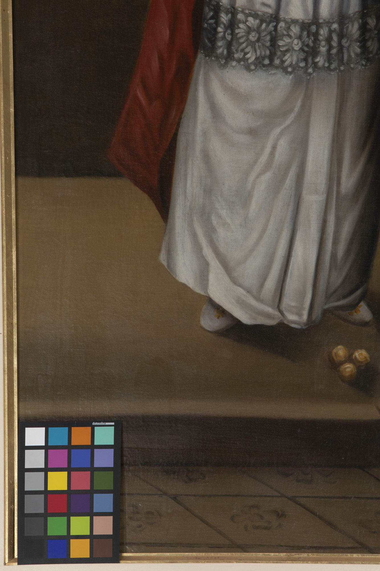 Obraz św. Mikołaja w ołtarzu bocznym