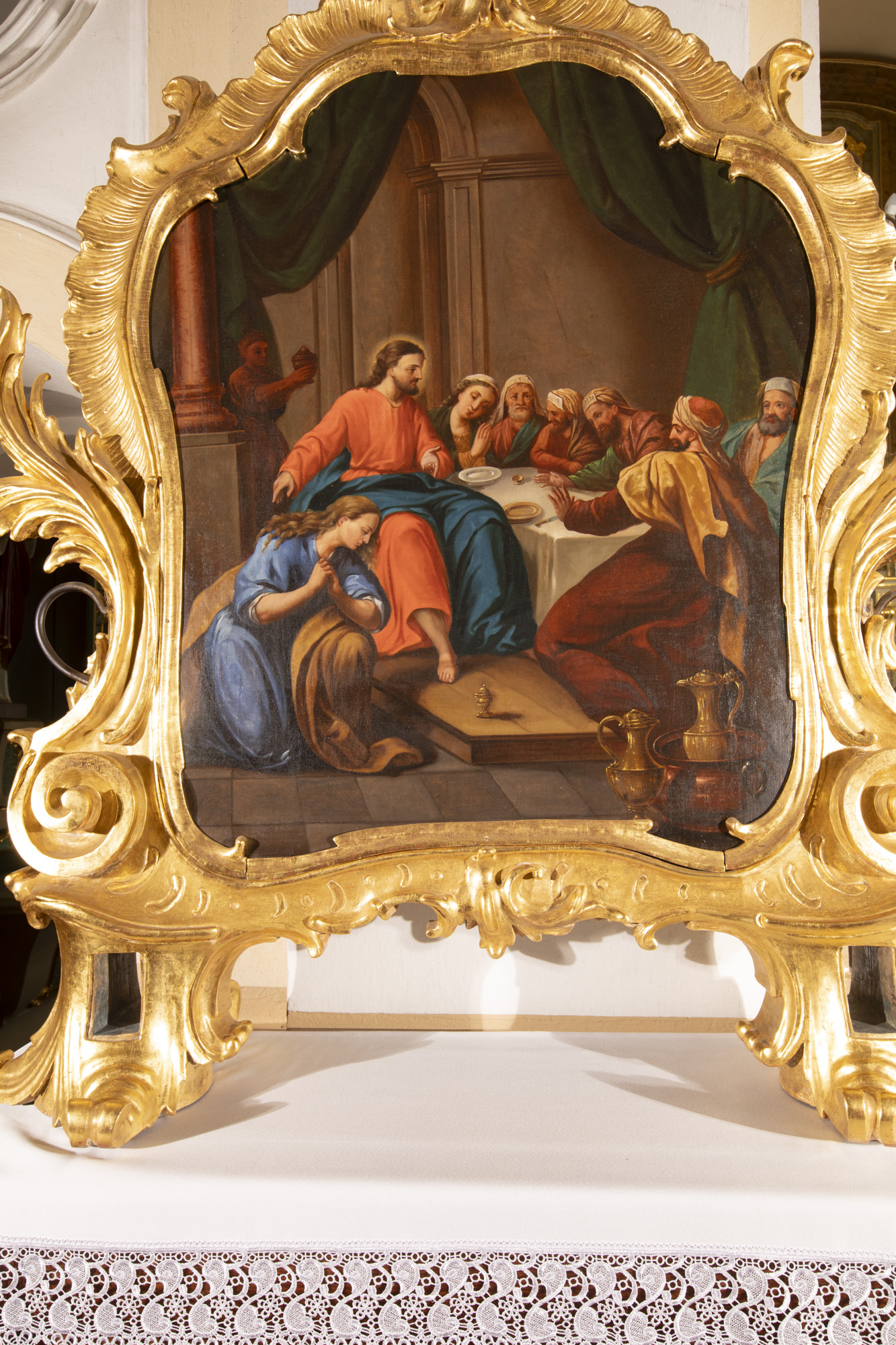Obraz – Umywanie nóg przez Marię Magdalenę