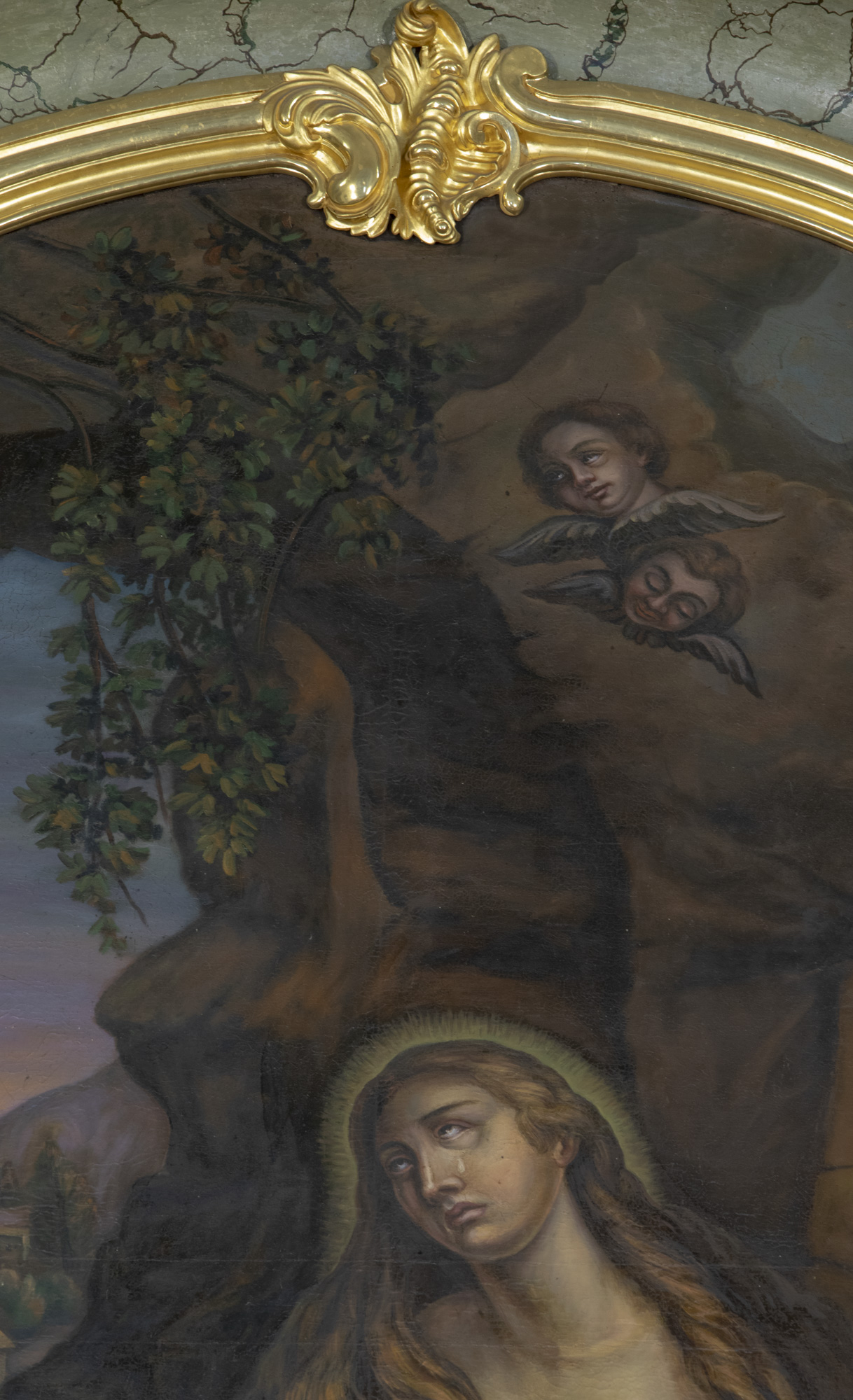 Obraz – św. Maria Magdalena w ołtarzu głównym