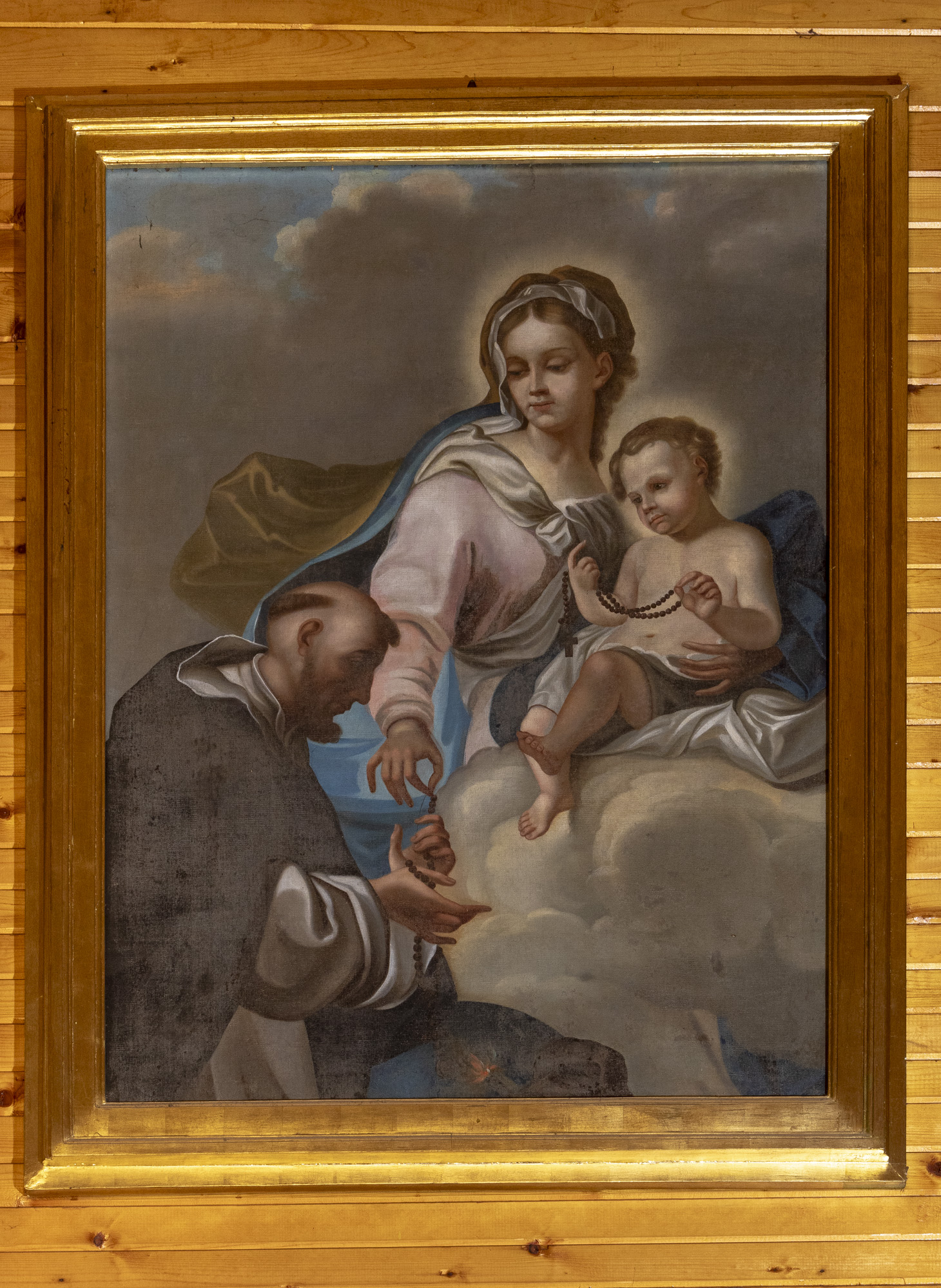 Obraz Matki  Boskiej Różańcowej i św. Dominika