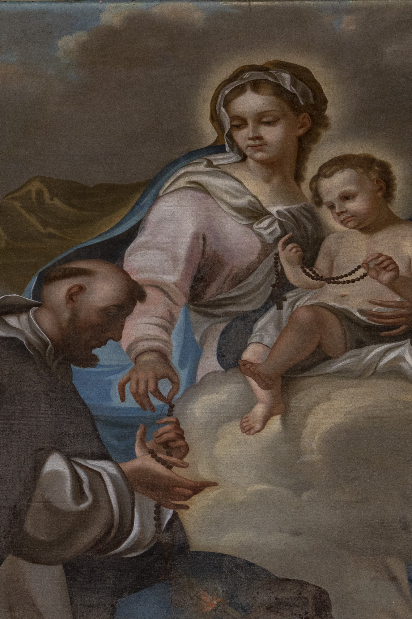 Obraz Matki  Boskiej Różańcowej i św. Dominika