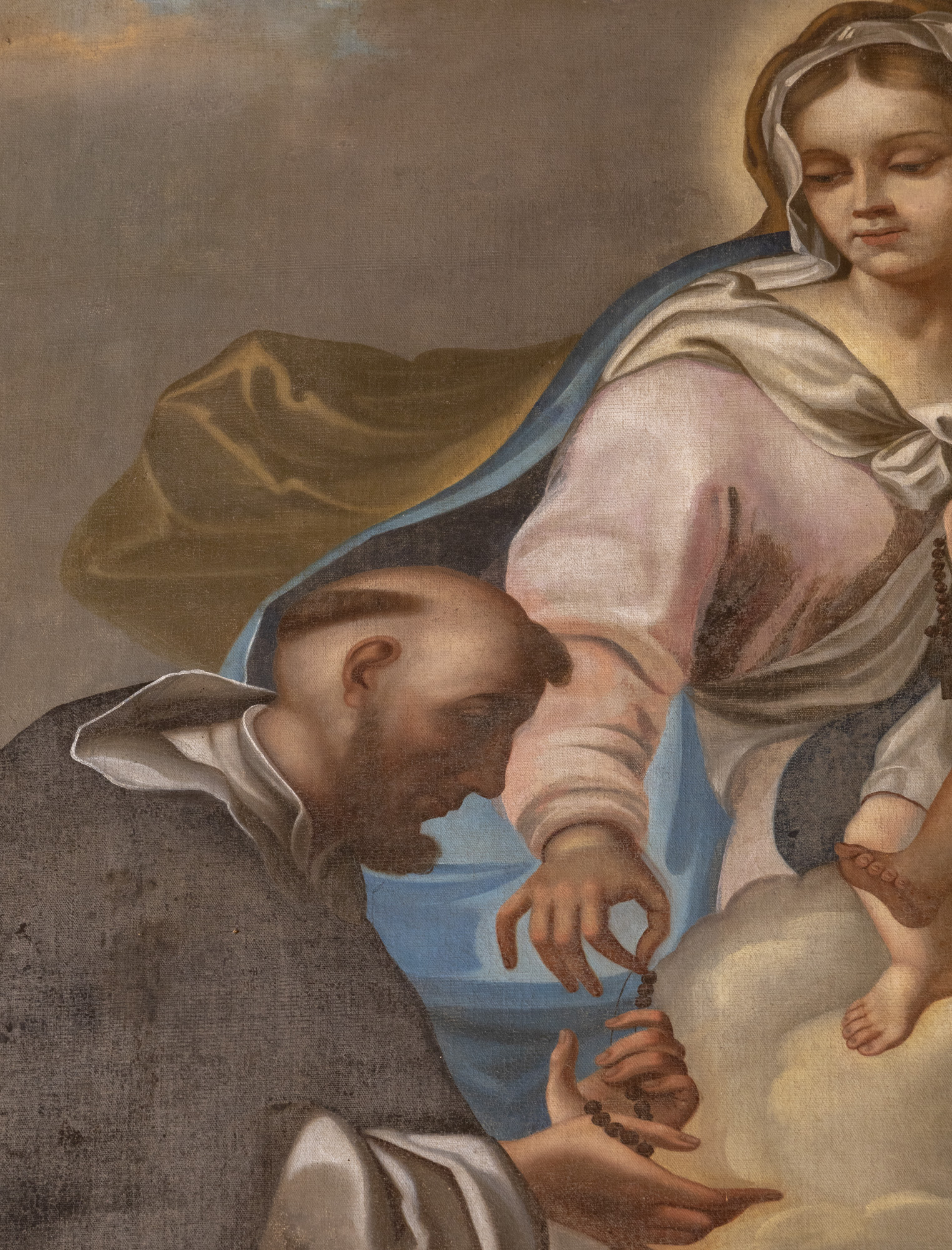 Obraz Matki  Boskiej Różańcowej i św. Dominika