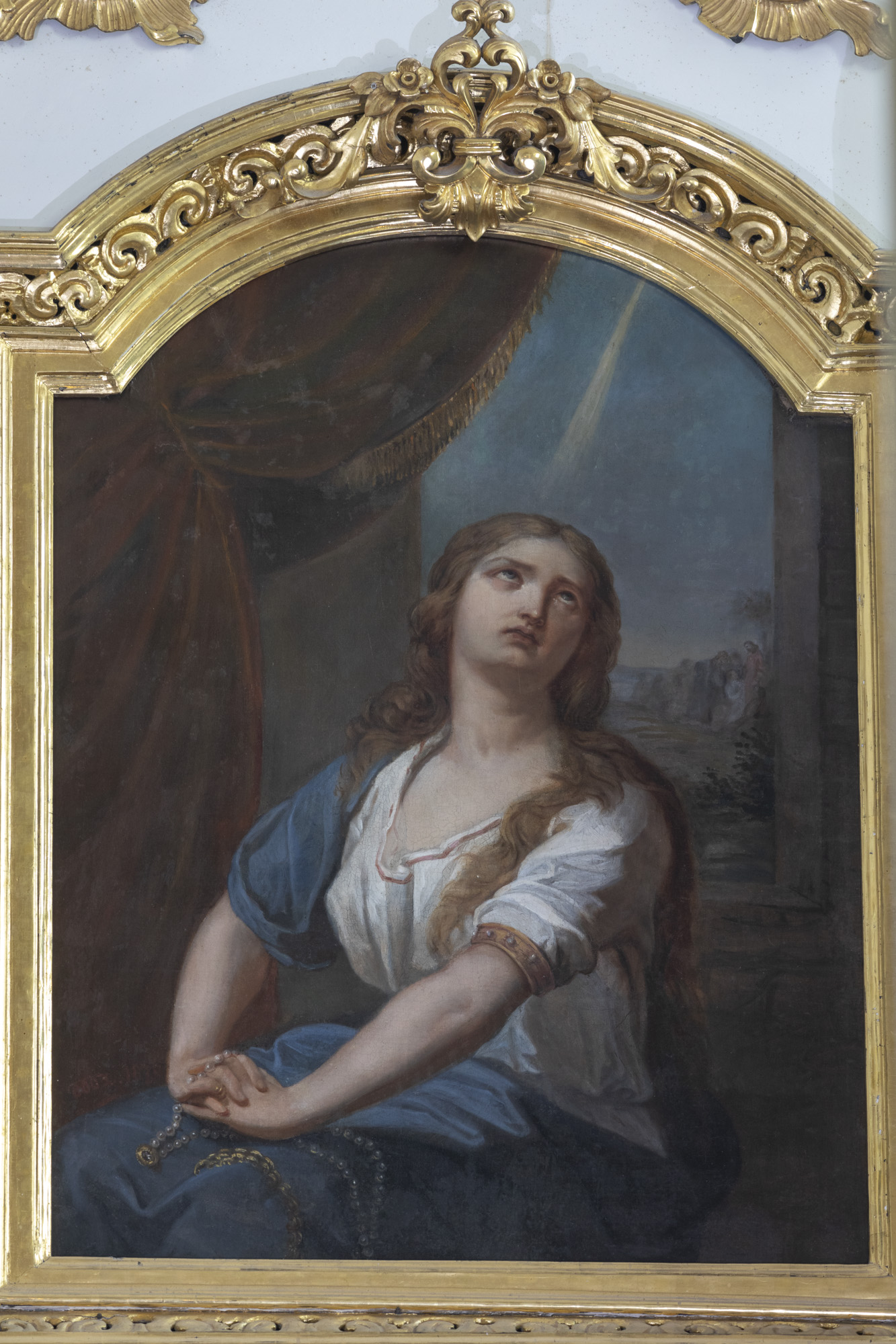 Obraz św. Marii Magdaleny w ołtarzu głównym