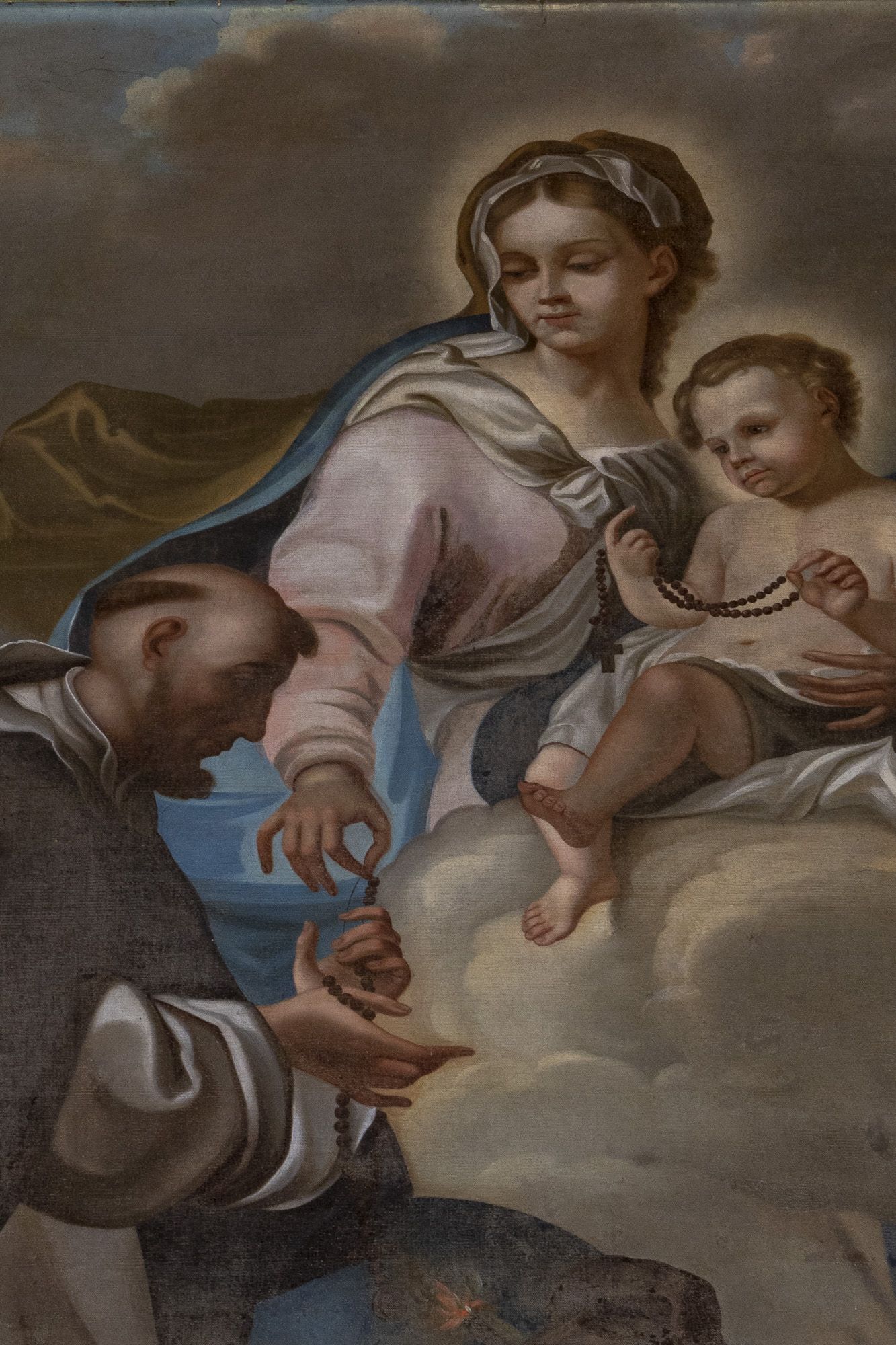 Obraz Matki  Boskiej Różańcowej i św. Dominika