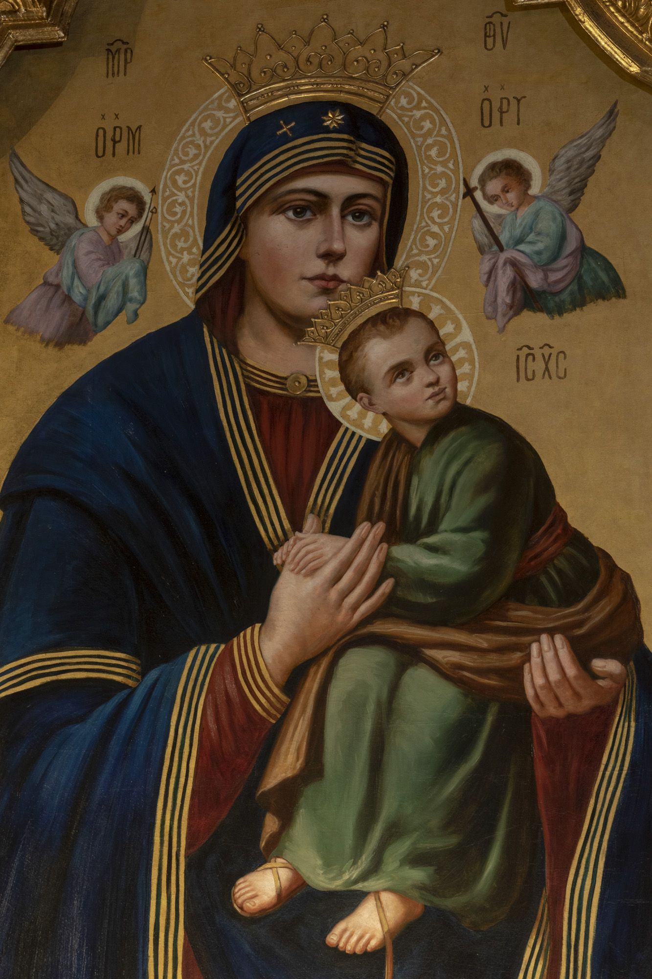 OBRAZ HODEGETRII w ołtarzu głównym