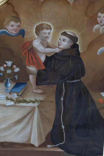 Obraz św. Antoniego i rama